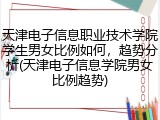 天津电子信息职业技术学院学生男女比例如何，趋势分析(天津电子信息学院男女比例趋势)