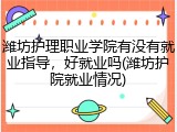 潍坊护理职业学院有没有就业指导，好就业吗(潍坊护院就业情况)