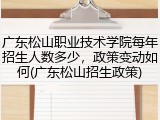 广东松山职业技术学院每年招生人数多少，政策变动如何(广东松山招生政策)
