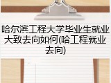 哈尔滨工程大学毕业生就业大致去向如何(哈工程就业去向)