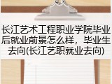 长江艺术工程职业学院毕业后就业前景怎么样，毕业生去向(长江艺职就业去向)