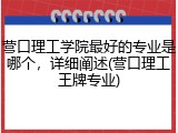 营口理工学院最好的专业是哪个,详细阐述(营口理工王牌专业)