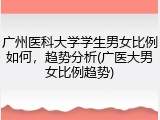 广州医科大学学生男女比例如何，趋势分析(广医大男女比例趋势)