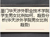 厦门华天涉外职业技术学院学生男女比例如何，趋势分析(华天涉外学院男女比例趋势)