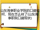 山东海事职业学院的口碑如何，现在怎么样了(山东海事职院口碑现状)