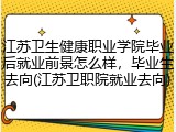 江苏卫生健康职业学院毕业后就业前景怎么样，毕业生去向(江苏卫职院就业去向)