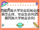 西藏民族大学毕业后就业前景怎么样，毕业生去向(西藏民族大学就业去向)