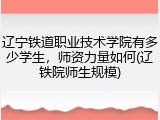 辽宁铁道职业技术学院有多少学生，师资力量如何(辽铁院师生规模)