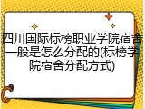 四川国际标榜职业学院宿舍一般是怎么分配的(标榜学院宿舍分配方式)