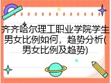 齐齐哈尔理工职业学院学生男女比例如何，趋势分析(男女比例及趋势)