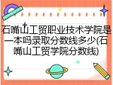 石嘴山工贸职业技术学院是一本吗录取分数线多少(石嘴山工贸学院分数线)