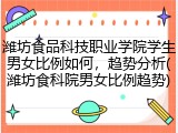 潍坊食品科技职业学院学生男女比例如何，趋势分析(潍坊食科院男女比例趋势)
