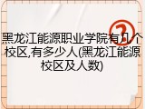 黑龙江能源职业学院有几个校区,有多少人(黑龙江能源校区及人数)