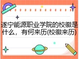 遂宁能源职业学院的校徽是什么，有何来历(校徽来历)