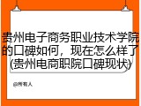 贵州电子商务职业技术学院的口碑如何，现在怎么样了(贵州电商职院口碑现状)
