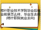 喀什职业技术学院毕业后就业前景怎么样，毕业生去向(喀什职院就业去向)