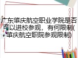 广东肇庆航空职业学院是否可以进校参观，有何限制(肇庆航空职院参观限制)