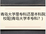 青岛大学是专科还是本科院校呢(青岛大学本专科？)