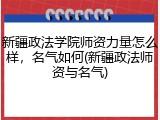 新疆政法学院师资力量怎么样，名气如何(新疆政法师资与名气)