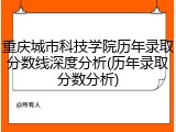 重庆城市科技学院历年录取分数线深度分析(历年录取分数分析)