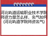 河北轨道运输职业技术学院师资力量怎么样，名气如何(河北轨道学院师资名气)