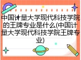 中国计量大学现代科技学院的王牌专业是什么(中国计量大学现代科技学院王牌专业)