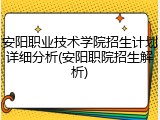 安阳职业技术学院招生计划详细分析(安阳职院招生解析)