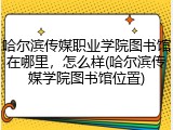哈尔滨传媒职业学院图书馆在哪里，怎么样(哈尔滨传媒学院图书馆位置)