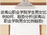 武夷山职业学院学生男女比例如何，趋势分析(武夷山职业学院男女比例趋势)