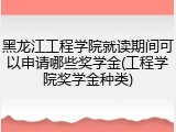 黑龙江工程学院就读期间可以申请哪些奖学金(工程学院奖学金种类)