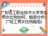 广东轻工职业技术大学学生男女比例如何，趋势分析(广轻工男女比例趋势)