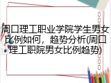 周口理工职业学院学生男女比例如何，趋势分析(周口理工职院男女比例趋势)