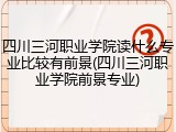 四川三河职业学院读什么专业比较有前景(四川三河职业学院前景专业)