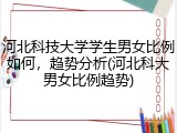 河北科技大学学生男女比例如何，趋势分析(河北科大男女比例趋势)
