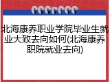 北海康养职业学院毕业生就业大致去向如何(北海康养职院就业去向)