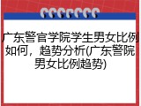 广东警官学院学生男女比例如何，趋势分析(广东警院男女比例趋势)