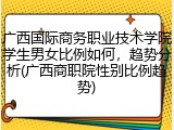 广西国际商务职业技术学院学生男女比例如何，趋势分析(广西商职院性别比例趋势)