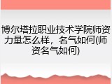 博尔塔拉职业技术学院师资力量怎么样，名气如何(师资名气如何)