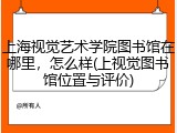 上海视觉艺术学院图书馆在哪里，怎么样(上视觉图书馆位置与评价)