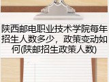 陕西邮电职业技术学院每年招生人数多少，政策变动如何(陕邮招生政策人数)