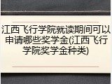 江西飞行学院就读期间可以申请哪些奖学金(江西飞行学院奖学金种类)