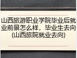 山西旅游职业学院毕业后就业前景怎么样，毕业生去向(山西旅院就业去向)
