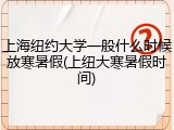 上海纽约大学一般什么时候放寒暑假(上纽大寒暑假时间)