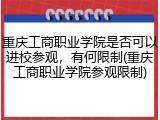 重庆工商职业学院是否可以进校参观，有何限制(重庆工商职业学院参观限制)