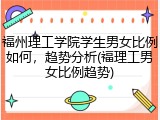 福州理工学院学生男女比例如何，趋势分析(福理工男女比例趋势)