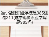 遂宁能源职业学院是985还是211(遂宁能源职业学院是985吗)