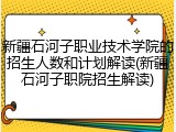 新疆石河子职业技术学院的招生人数和计划解读(新疆石河子职院招生解读)