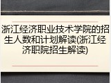 浙江经济职业技术学院的招生人数和计划解读(浙江经济职院招生解读)