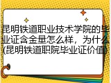 昆明铁道职业技术学院的毕业证含金量怎么样，为什么(昆明铁道职院毕业证价值)