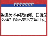 鲁迅美术学院如何，口碑怎么样？(鲁迅美术学院口碑)